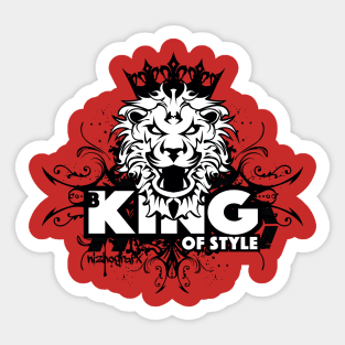 Bking of style Sticker